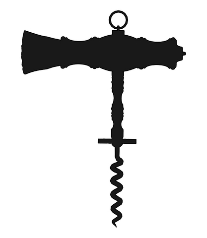 black vintage corkscrew