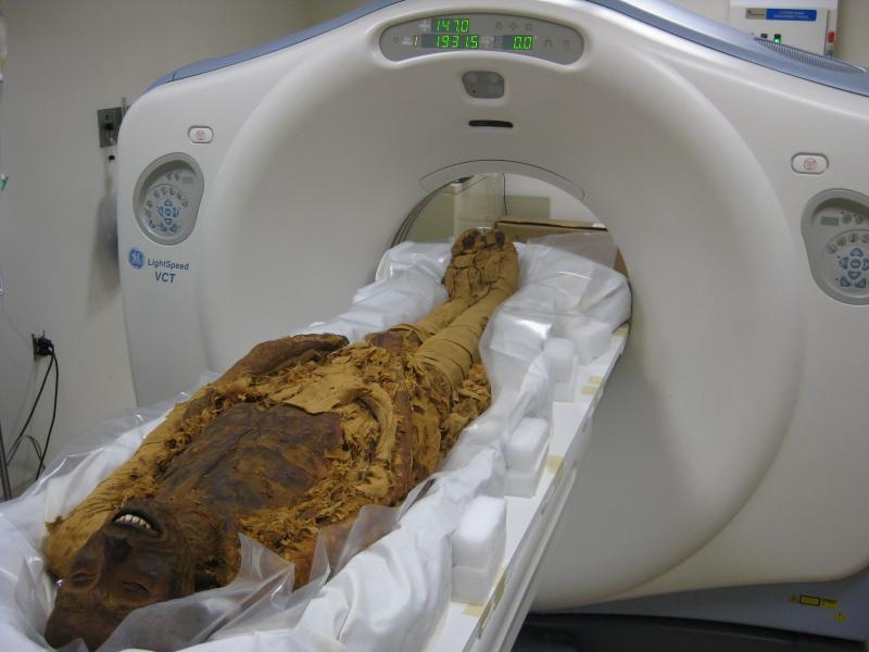 mummy CAT scan